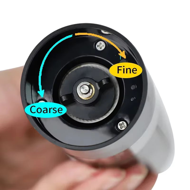 Electric Salt and Pepper Grinder Rechargeable Adjustable Coarseness Large Capacity Auto Spices Grinders Kitchen Cooking Tool