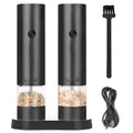 Electric Salt and Pepper Grinder Rechargeable Adjustable Coarseness Large Capacity Auto Spices Grinders Kitchen Cooking Tool