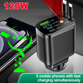 StarryRide Retractable Fast Car Charger